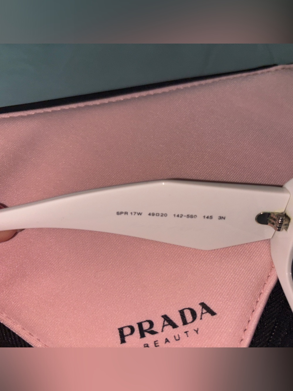 Prada White Sunglass Case - Picture 4 of 5